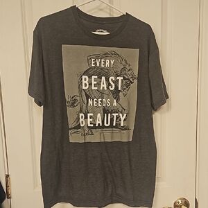Disney's Beauty and the Beast Tee, size Lg.